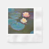 Serviette En Papier Monet Water Lys Pond Nénuphars Peinture (Devant)