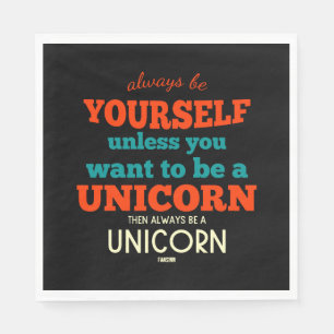 Serviette En Papier Monicorne cheval créatures mythiques Pony Unicorn