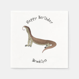 Serviette En Papier Monitor lizard