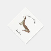 Serviette En Papier Monitor lizard (Coin)