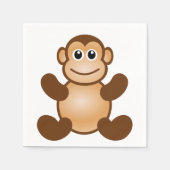 SERVIETTE EN PAPIER MONKEY (Devant)
