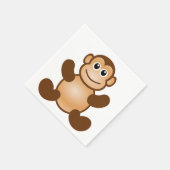SERVIETTE EN PAPIER MONKEY (Coin)