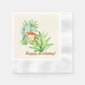 Serviette En Papier Monkey Kid (Devant)