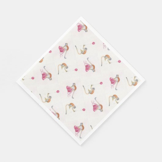 Serviette En Papier Monkey Party Birthday - Servetten (Coin)