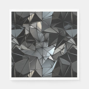 Serviette En Papier monochrome sans fin :