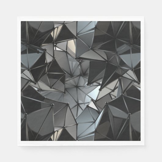 Serviette En Papier monochrome sans fin : (Devant)