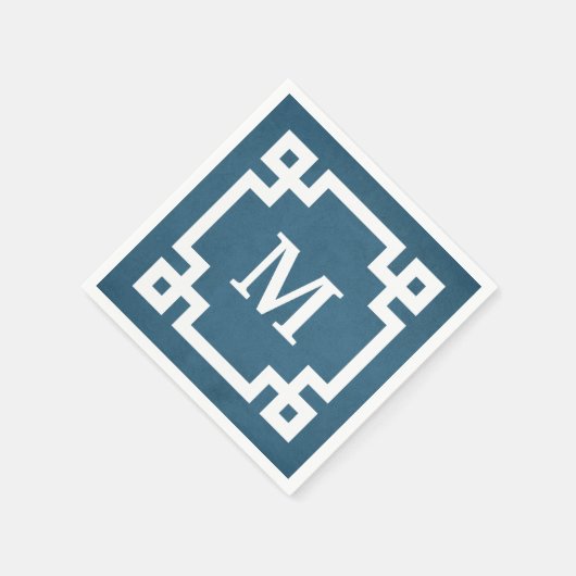 Serviette En Papier Monogram design (Coin)