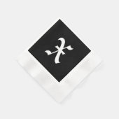 Serviette En Papier Monogram X, ancienne police anglaise, (Coin)