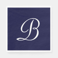 Monogramme 'B' en blanc