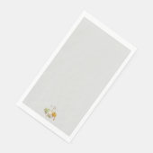 Serviette En Papier Monogramme Citrouille Gris Thanksgiving (Coin)