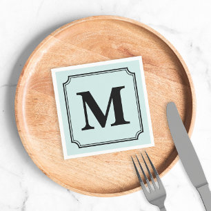 Serviette En Papier Monogramme de bordure de ticket Arrière - plan cou