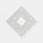 Serviette En Papier monogramme des étoiles (Coin)