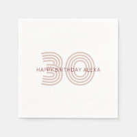 Monogramme moderne beige et vin