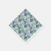 Serviette En Papier Monogramme | Soft Patel Cactus Motif (Coin)