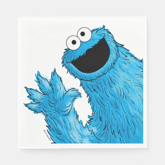 Serviette En Papier Monster à la fin de cette histoire | Cookie (Devant)