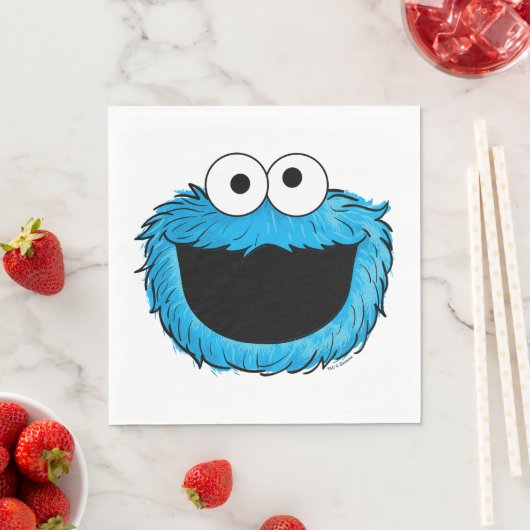 Serviette En Papier Monster à la fin de cette histoire | Cookie Monste (En situation)