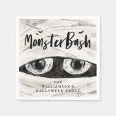 Serviette En Papier Monster Bash Éffrayant Wrapmy Maman Halloween Part (Devant)