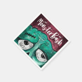 Serviette En Papier Monster Bash Fun Éffrayant Zombie Halloween (Coin)