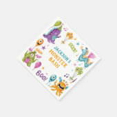Serviette En Papier Monster Bash Little Monster Fête d'anniversaire (Coin)