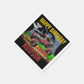 Serviette En Papier Monster Jam - Anniversaire Zombie (Coin)
