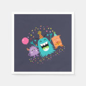 Serviette En Papier MONSTER MASH Anniversaire monstre des serviettes d (Devant)