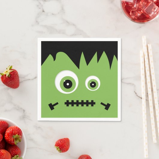 Serviette En Papier Monster Mash | Halloween (En situation)