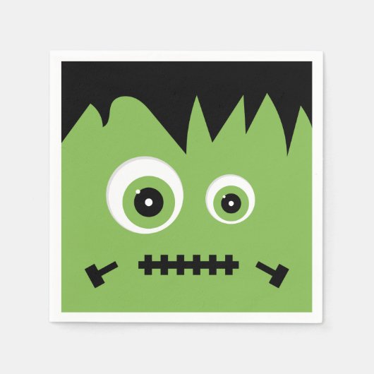 Serviette En Papier Monster Mash | Halloween (Devant)