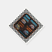 Serviette En Papier Monster Truck Bash Boy 11e fête d'anniversaire (Coin)