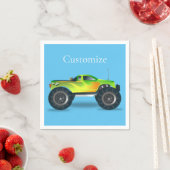 Serviette En Papier Monster Truck Thunder_Cove (En situation)