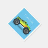 Serviette En Papier Monster Truck Thunder_Cove (Coin)