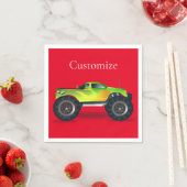 Serviette En Papier Monster Truck Thunder_Cove (En situation)