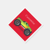 Serviette En Papier Monster Truck Thunder_Cove (Coin)