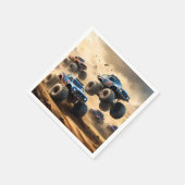 Serviette En Papier Monster Trucks Mayhem, (Coin)