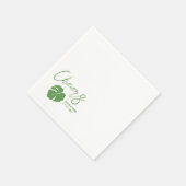 Serviette En Papier Monstera Mini ・ Cocktail Chic Napkin ・ Tropical (Coin)