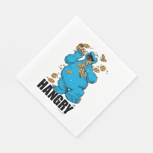 Serviette En Papier Monstre Cookies Rétro | (Coin)