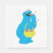 Serviette En Papier Monstre de biscuits de Pâques (Devant)