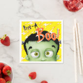 Serviette En Papier Monstre de Frankenstein Halloween Cache-Cache (En situation)