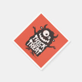 Serviette En Papier Monstre d'Halloween (Coin)