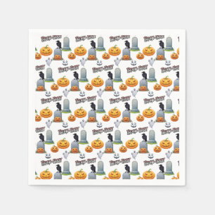 Serviette En Papier Monstre idiot d'Halloween