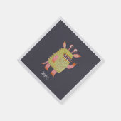 Serviette En Papier Monstres amusants (Coin)