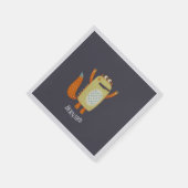 Serviette En Papier Monstres amusants (Coin)