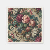Serviette En Papier Monstres entre hommes - gothique baroque (Devant)