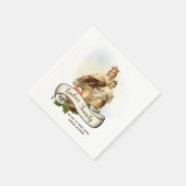 Serviette En Papier Mont Carmel Religieux Catholique Jésus Scapulaire (Coin)