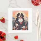 Serviette En Papier Mont Fuji (En situation)