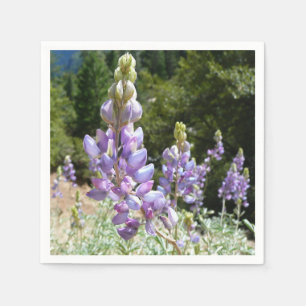 Serviette En Papier Mont Lupins