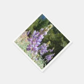 Serviette En Papier Mont Lupins (Coin)