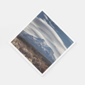 SERVIETTE EN PAPIER MONT SHASTA AVEC NUAGE LENTICULAIRE (Coin)