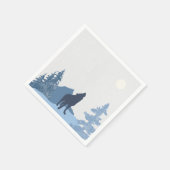 Serviette En Papier Montagne Wolf (Coin)
