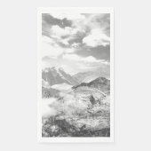 Serviette En Papier Montagnes (montage photo) 3 (Devant)