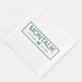 Serviette En Papier Montauk, Long Island, New York (Coin)
